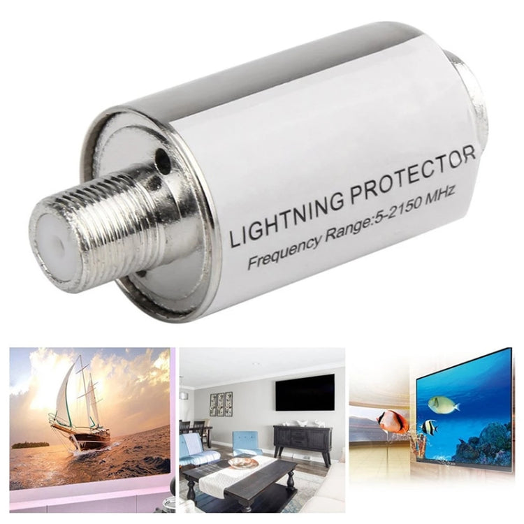 JS-210 5-2150MHz Lighting Protector Coaxial Satellite TV Llight Protection Devices Satellite Antenna Arrester JS-210 5-2150MHz Lighting Protector Coaxial Satellite TV Llight Protection Devices Satellite Antenna Arrester